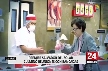 Premier del Solar culminó reuniones con bancadas