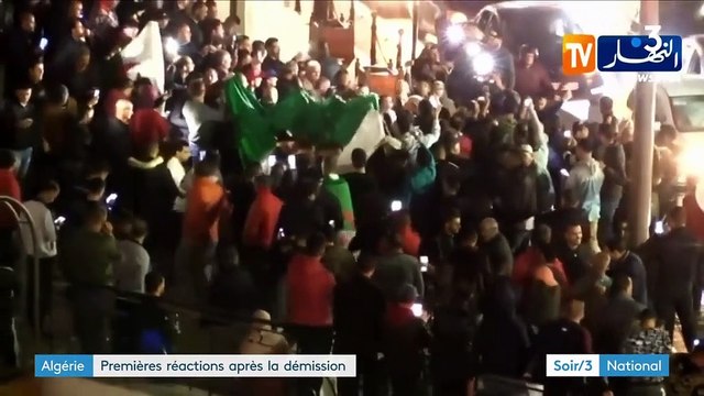 Algérie : joie mesurée des contestataires après la démission de Bouteflika