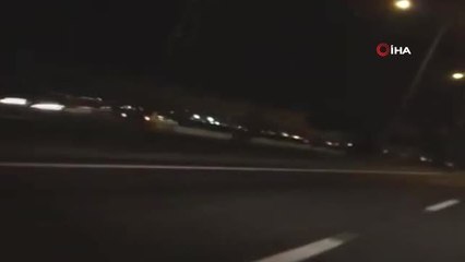 Dakikalarca Ters Yönde İlerledi...tehlikeli Yolculuk Kamerada
