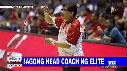 Bagong head coach ng Elite