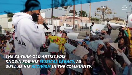 Hundreds Gather to Mourn Nipsey Hussle in Los Angeles