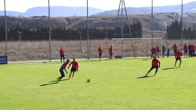 El Osasuna prepara el partido contra el Real Madrid