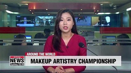 Apprentice makeup artist compete for competition prize in Germany