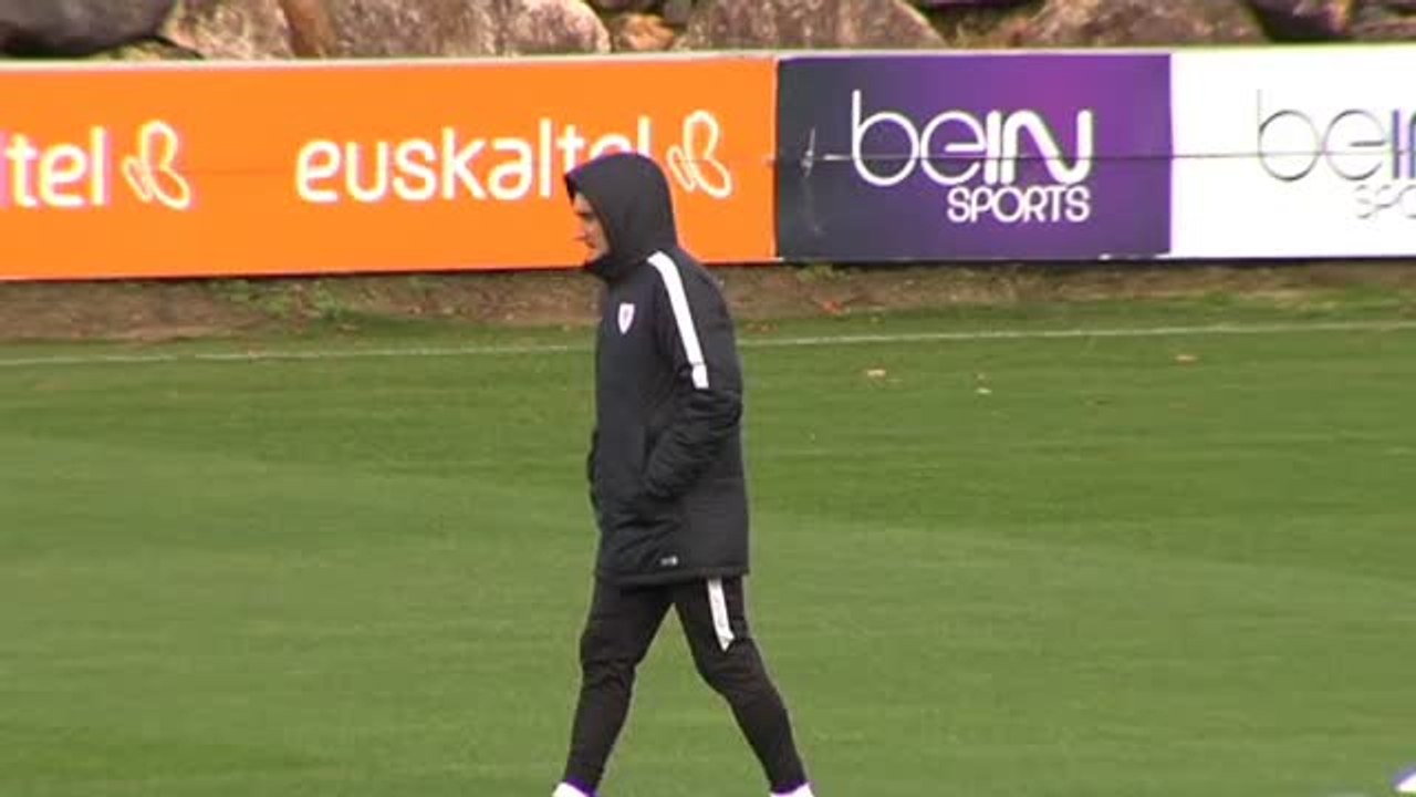 El Athletic entrena por última vez antes de visitar al Leganés