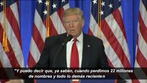 Trump reconoce por primera vez que Rusia pirateó los correos de Hillary Clinton