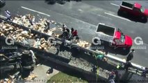 Un doble accidente en México deja un muerto y diez heridos