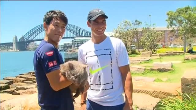 Rafa Nadal, ya en Sidney para afrontar el Open de Australia