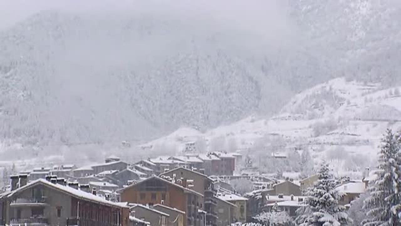 Temporal de nieve en Cataluña