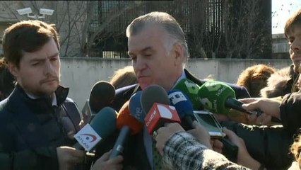 Bárcenas, "satisfecho" con su declaración y la de su esposa