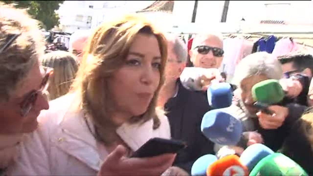 Susana Díaz dice que "ahora no toca" hablar de su posible candidatura