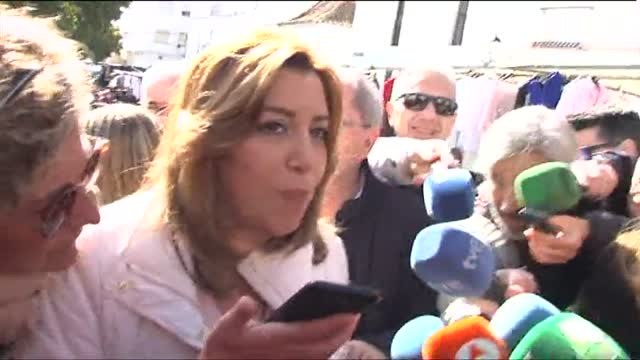 Susana Díaz dice que ahora no toca hablar de su posible candidatura