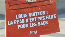 El grupo activista Peta saca los colores a Louis Vuitton