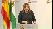 Susana Díaz sobre el apoyo del PSOE a los presupuestos: 