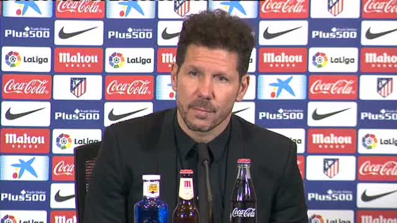 Simeone: "Lo más importante son los resultados, mira quién gana el Balón de Oro"