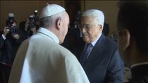 El Papa recibe al presidente palestino Mahmoud Abbas en El Vaticano