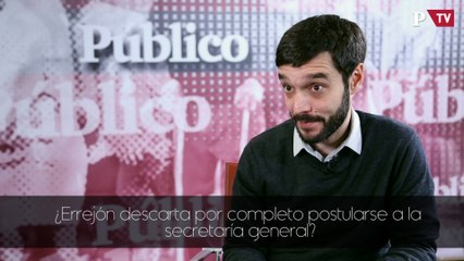 Pablo Bustinduy - ¿Errejón descarta por completo postularse a la secretaría general?