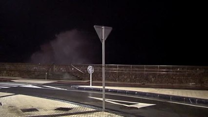 Rastro de destrucción en San Sebastián tras la lengua de frío polar