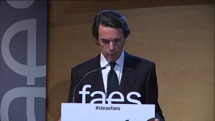 Aznar: "España es tarea de todos, no solo de algunos"