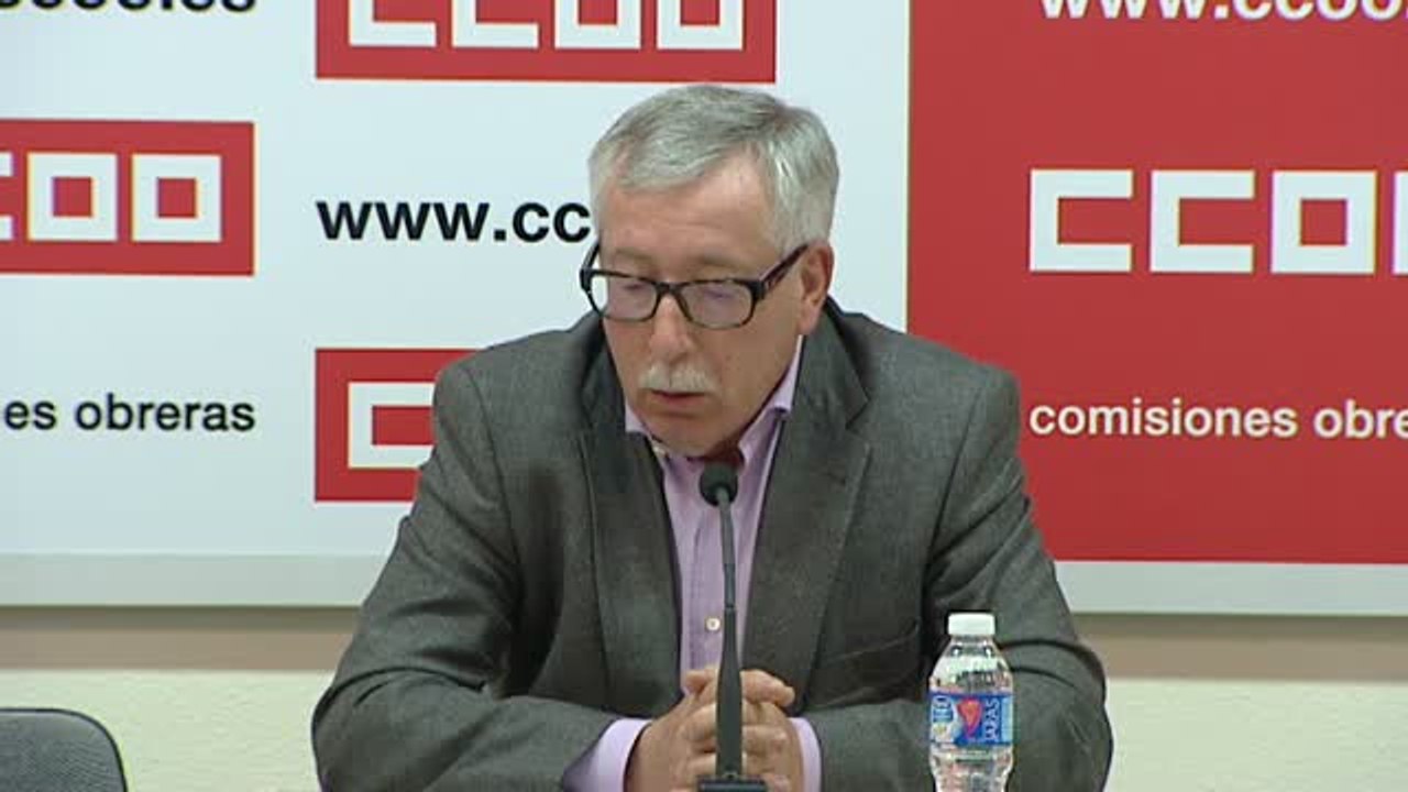 Toxo insiste en derogar la reforma laboral "en su totalidad y rápido"