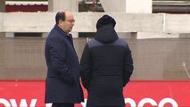 Pepe Castro supervisa el entrenamiento de Sevilla antes de medirse al Madrid