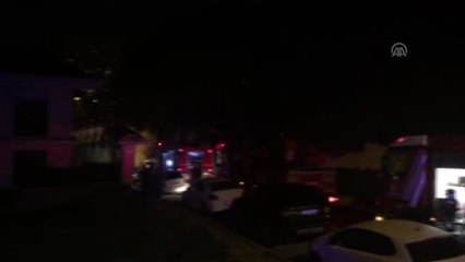 İstanbul'un Üsküdar İlçesinde Yangın