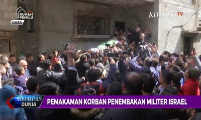 Ribuan Warga Gaza Hadiri Pemakaman Remaja Korban Penembakan Militer Israel