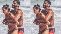 Farhan Akhtar & Shibani Dandekar Get Wet And Wild On The Beach | Photos Leaked!