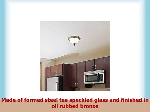 Design House 504399 Bristol 2 Light Ceiling Light Oil Rubbed Bronze