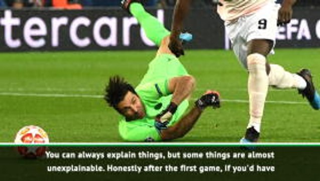 I never expected Manchester United's comeback against PSG - Blanc