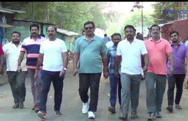 நடைபயிற்சியில் ஈடுபட்ட பொதுமக்களிடம் அமமுக கட்சி வாக்கு சேகரிப்பு- வீடியோ