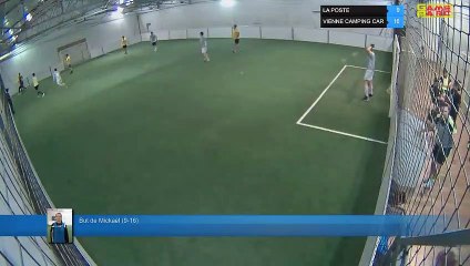 But de Mickaël  (9-16) - LA POSTE Vs VIENNE CAMPING CAR - 01/04/19 21:00 - LIGUE 4