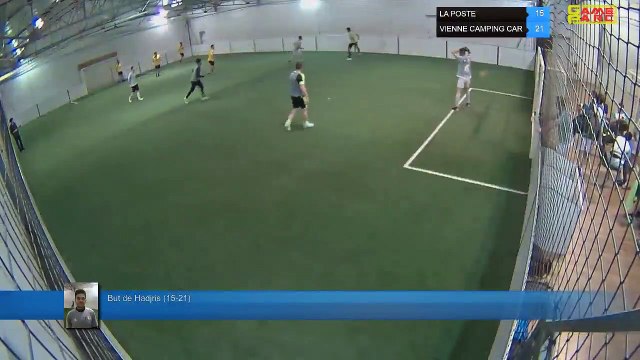 But de Hadjris (15-21) - LA POSTE Vs VIENNE CAMPING CAR - 01/04/19 21:00 - LIGUE 4