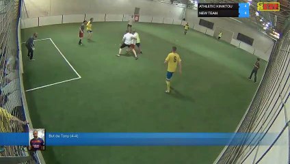 But de Tony (4-4) - ATHLETIC KINIKTOU  Vs NEW TEAM - 01/04/19 20:00 - LIGUE 3 - Poitiers Game Parc