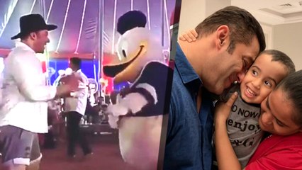 Salman Khan Does the Floss Dance At His Nephew Ahil's 3rd Birthday Celebration