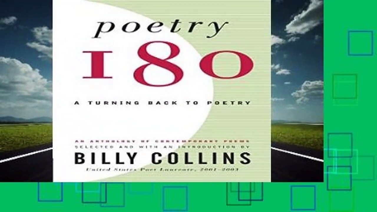 Poetry 180: A Turning Back to Poetry