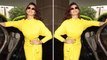 Jacqueline Fernandez Looks H0t in Yellow Dress at Colorbag | She becomes a brand ambassador