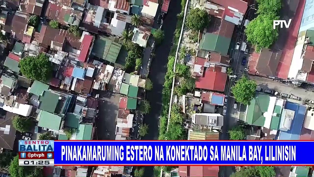 Pinakamaruming estero na konektado sa Manila Bay, lilinisin