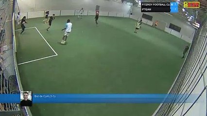 But de Cyril (1-1) - FITZROY FOOTBALL CLUB  Vs P'TEAM - 01/04/19 21:00 - LIGUE 4