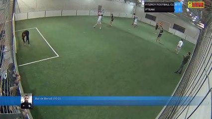 But de Benoît  (10-2) - FITZROY FOOTBALL CLUB  Vs P'TEAM - 01/04/19 21:00 - LIGUE 4