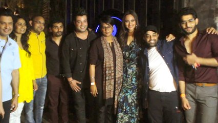 Sonakshi Sinha Attends Wrap Up Party Of Shilpi Dasgupta's Film With The Whole Cast