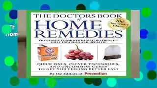 The Doctors Book of Home Remedies  For Kindle