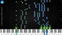  [Piano Solo]Under Pressure, Phillip Keveren-Synthesia Piano Tutorial
