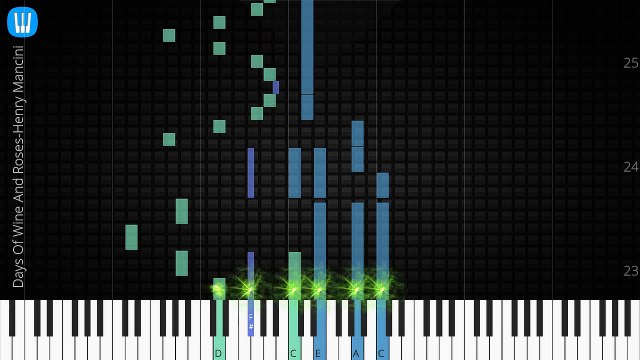 [Piano Solo]Days Of Wine And Roses, Henry Mancini-Synthesia Piano Tutorial