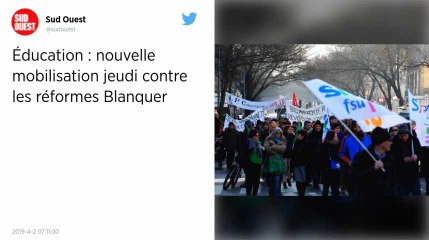Éducation. Nouvelle mobilisation ce jeudi contre les réformes Blanquer