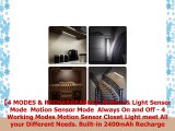 66 LED Under Cabinet Light Rechargeable Motion Sensor Closet Light Wireless Luxury