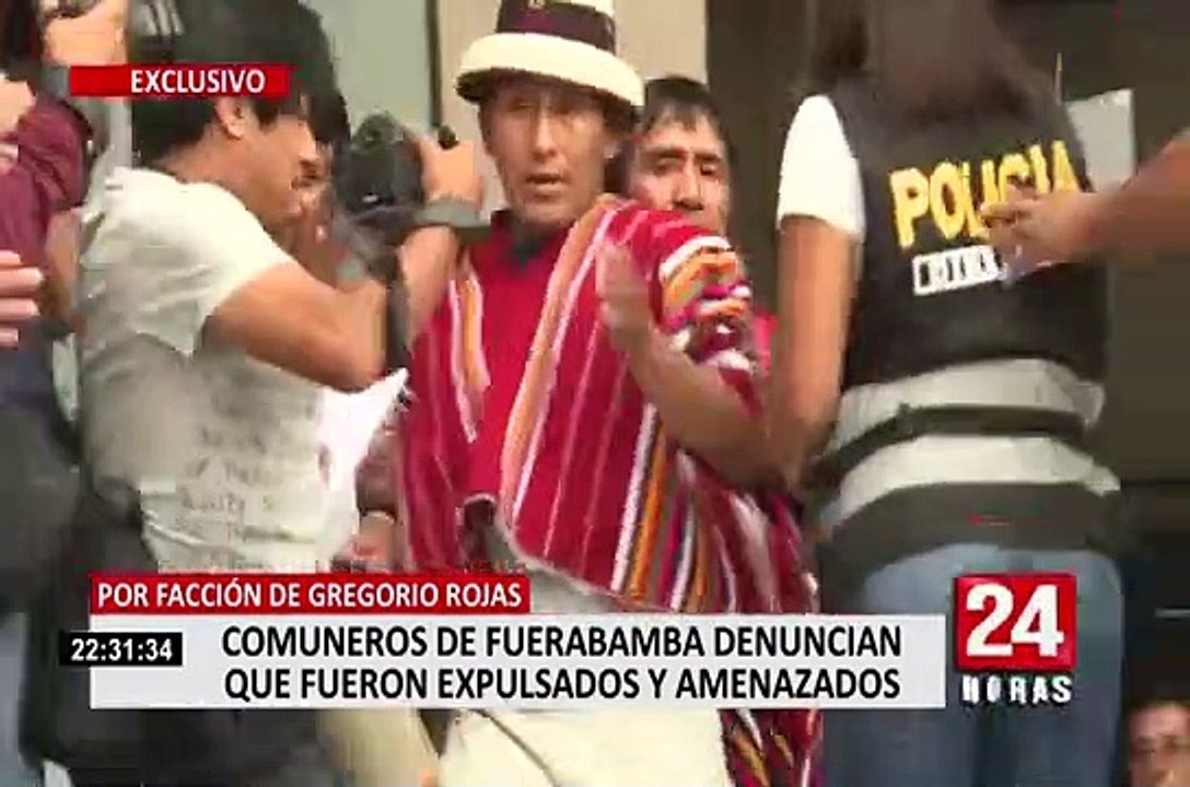 EXCLUSIVO: comuneros de Fuerabamba denuncian que fueron expulsados y amenazados