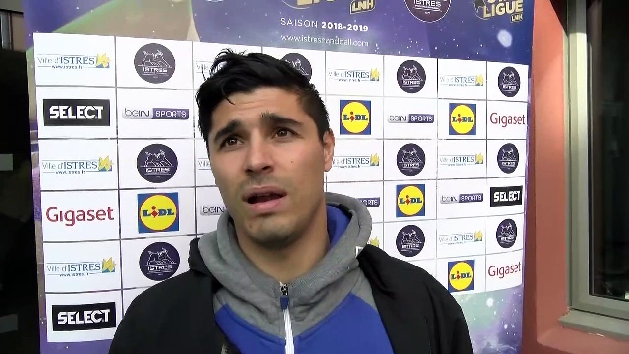 Guillaume Crepain avant Istres Provence Handball - Chambéry