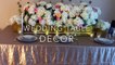 DIY-Wedding table decor DIY - bling decor DIY- floral decor DIY-long table decor Part 1