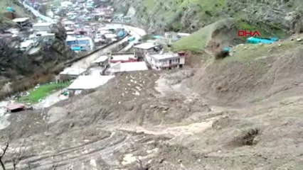 Şırnak Uludere'de Heyelan