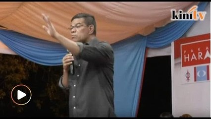 Download Video: Tak boleh, kita kena sekat - Saifuddin